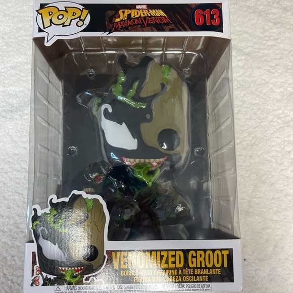 Funko Other - Funko Pop Spider-Man Maximum Venom Venomized Groot #613 10" Vinyl Bobblehead